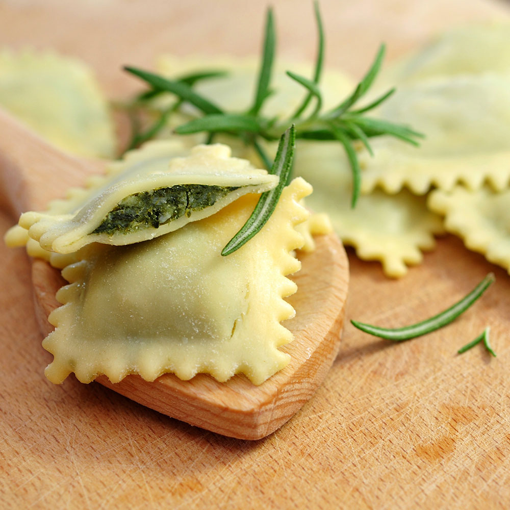 Raviolini alle erbe