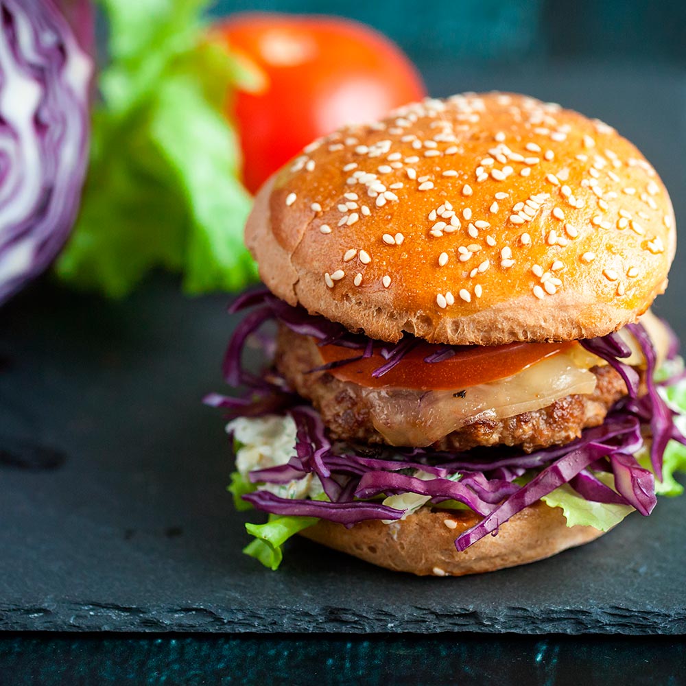 Ricetta hamburger vegano con hummus